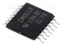 IC: digital; NOR; Ch: 4; IN: 2; CMOS; SMD; TSSOP14; 3÷18VDC; -55÷125°C TEXAS INSTRUMENTS CD4001BPW