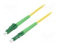 Fiber patch cord; OS2; LC/APC,both sides; 2m; LSZH; yellow Goobay LCA-LCA/OS2-020YL