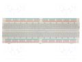 Board: universal; prototyping,solderless; W: 56.5mm; L: 170mm; 30V VELLEMAN VEL-VTBB2N