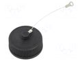 Accessories: protection cover; internal thread,threaded joint BINDER 08-0427-000-000