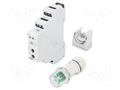 Twilight switch; for DIN rail mounting; 230VAC; SPDT; IP20; 16A ELKO EP SOU-1/230V/SKS