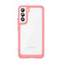 Outer Space Case Cover for Samsung Galaxy S22 + (S22 Plus) Hard Cover with Gel Frame Red, Hurtel 5907769311444 5907769311444