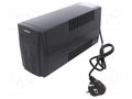Power supply: UPS; 390W; 650VA; 230V; 280x140x100mm; Schuko x2 GEMBIRD EG-UPS-B650