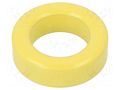 Ferrite: toroidal; L: 6.35mm; Øint: 12.57mm; Øout: 20.19mm; 4.5nH MICROMETALS T80-6