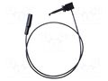 Test lead; 5A; clip-on hook probe,aligator clip; Urated: 300V MUELLER ELECTRIC BU-1031-A-24-0