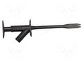 Clip-on probe; crocodile; 10A; black; 1kV; 155mm MUELLER ELECTRIC BU-21434-0