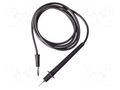 Test lead; 10A; probe tip,banana plug 4mm; Urated: 600V; Len: 1.2m MUELLER ELECTRIC BU-2641-D-48-0