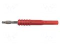 Connector: 4mm banana; plug; banana 4mm plug,banana socket; 20A MUELLER ELECTRIC BU-32101-2