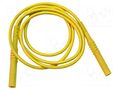 Test lead; 20A; banana plug 4mm,both sides; insulated; Len: 1.8m MUELLER ELECTRIC BU-6161-M-72-4