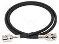 Test lead; BNC plug,both sides; Len: 3m; Plating: gold-plated MUELLER ELECTRIC BU-P5697-120