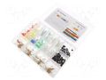 Diode: LED-kit; THT; 3mm,5mm; 560pcs; 1.8÷2.4/2.7÷3.4VDC; 20mA; 30° OPTOSUPPLY OKLEDT02406A