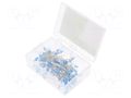 Diode: LED-kit; THT; 3mm; 100pcs; blue; 2.7÷3.4VDC; plastic box OPTOSUPPLY OKLEDT3100B5