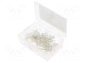 Kit: LED; THT; 3mm; 100pcs; natural white; plastic box; 20mA; 30° OPTOSUPPLY OKLEDT3100M4