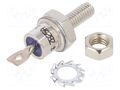 Diode: rectifying; 1.6kV; 25A; anode to stud; DO5; M5; screw type HUAJING ZB25A16V-HUA