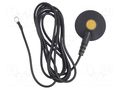 Ground cord; ESD,straight; black; 1MΩ; 1.5m BERNSTEIN BRN-9-344-1
