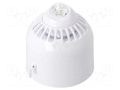Signaller: lighting-sound; 17÷60VDC; horn,flashing light; LED KLAXON SIGNALS ESC-5002