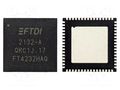 IC: interface; I2C,JTAG,MPSSE x2,SPI,UART,USB 2.0; Hi-Speed FTDI FT4232HAQ-TRAY