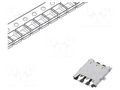 Connector: for cards; Nano SIM; push-pull,with hinged cover; SMT GCT SIM8051-6-0-14-00A