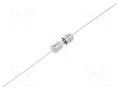 Fuse: fuse; 0.6A; 250VAC; quick blow; cylindrical,glass; 5x15mm BEL FUSE MJS-600-R