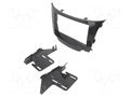 Radio frame; Hyundai; 2 DIN; black gloss METRA RAM-40.790