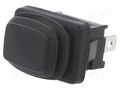 ROCKER; SPDT; Pos: 2; ON-ON; 10A/24VDC; black; IP65; none; RF; UL94V-2 SWITCH COMPONENTS RF3-1D-DC-2-B