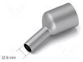 Nozzle: hot air; for soldering station; 8mm; Tip: curved; ESD JBC TOOLS JBC-0936633