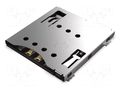 Connector: for cards; Micro SIM; push-pull; SMT; gold flash; PIN: 6 GCT SIM7100-6-1-15-00A
