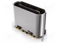 Connector: USB C; socket; SMT; PIN: 6; vertical; top board mount; 3A GCT USB4140-GF-0230-C
