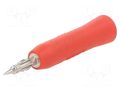 Probe: for oscilloscope; red; push-in STÄUBLI PB200-22