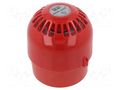 Signaller: sound; siren; 24VDC; 105dB; IS Sonos; IP66; red; ABS KLAXON SIGNALS TCC-0001