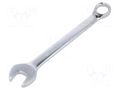 Wrench; combination spanner; 17mm; Chrom-vanadium steel; satin PG TOOLS PG-T109