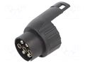 Connector: automotive; for towbars,for trailers; adapter; 12VDC TESAT RDS12-03