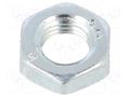 Nut; hexagonal; M6; Thread: fine thread; 0.75; steel; Plating: zinc BOSSARD B6/BN1207