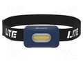 Torch: LED headtorch; 10h; L: 32.5mm; 14lm,140lm; IP30; 6000K; 2W SCANGRIP SCANGRIP-03.5645