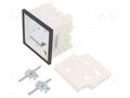 Voltmeter; on panel; VDC: 0÷60V; Class: 1.5; Umax: 600V; Length: 61mm LUMEL MA17N-A61000000000