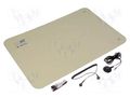 Mat: table set; ESD; L: 0.6m; W: 0.4m; Thk: 2mm; beige; 440°C ELME AS-BENCHMATBEIG