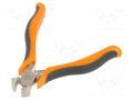 Pliers; end,cutting,miniature; anti-slip handles,satin; 105mm PG TOOLS PG-T429