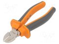 Pliers; end,cutting; anti-slip handles,satin; 160mm PG TOOLS PG-T483