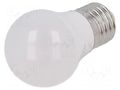 LED lamp; neutral white; E27; 230VAC; 470lm; P: 4.5W; 180°; 4000K V-TAC 3800157682626