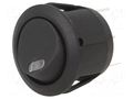 ROCKER; SPST; Pos: 2; ON-OFF; 20A/14VDC; black; LED; RA; Body: black SWITCH COMPONENTS RA3-1A-DC-2-RL