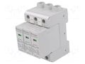 Surge arrester; Type 2; Poles: 3; 15kA; for DIN rail mounting FINDER 7P.23.9.500.0015