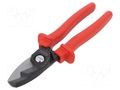 Cutters; without chamfer; 200mm; Application: for cables ERKO ER-RC20
