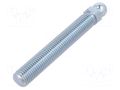 Pin; M16; steel; Ø: 15mm; Plating: zinc; Thread len: 100mm FATH FA-098DM16100M