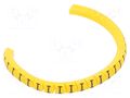 Markers; Marking: I; 1.3÷3mm; PVC; yellow; -30÷60°C; leaded; PA-02 PARTEX PA-02003PV40.I
