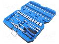 Wrenches set; Mounting: 1/4"; 46pcs. HÖGERT TECHNIK HT1R416