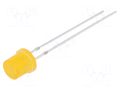 LED; orange; 5mm; 150mcd; 140°; Front: flat; 1.8÷2.6VDC; -30÷85°C OPTOSUPPLY OSO5JA57E4A