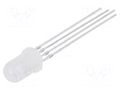 LED; RGB; 5mm; 50°; Front: convex; 3÷15VDC; No.of term: 4; -30÷85°C OPTOSUPPLY OSTAMC5A52A-VV