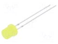 LED; yellow; 5mm; 100mcd; 140°; Front: flat; 1.8÷2.6VDC; -30÷85°C OPTOSUPPLY OSY5JA57E4A