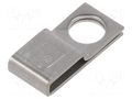 Holder; screw; stainless steel; natural; Ht: 4.4mm; L: 22.6mm PANDUIT MTM1H25-C