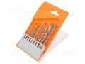 Drill set; for concrete,for metal; box; 9pcs. PG PROFESSIONAL PG-15.630